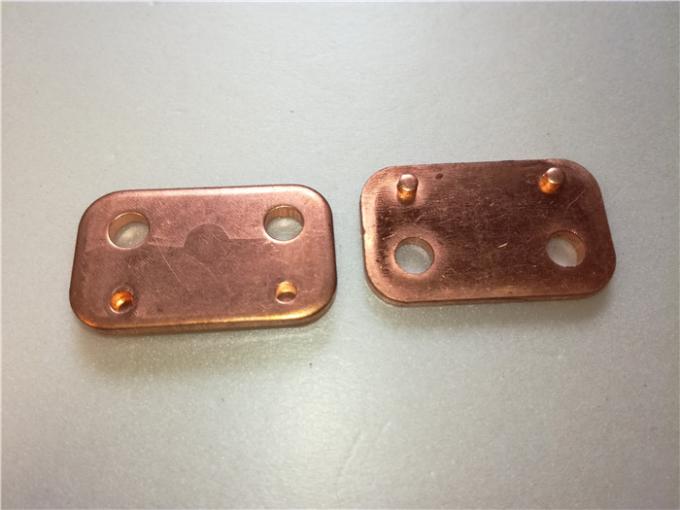 Reines Kupfer etikettiert das Metall, das Teile, progressive Blech-Würfel des freien Raumes stempelt  1